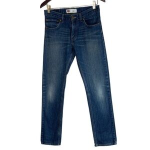 Levi's Girls Retro 511 Slim Straight Jeans Blue Medium Wash Size 16 28x28